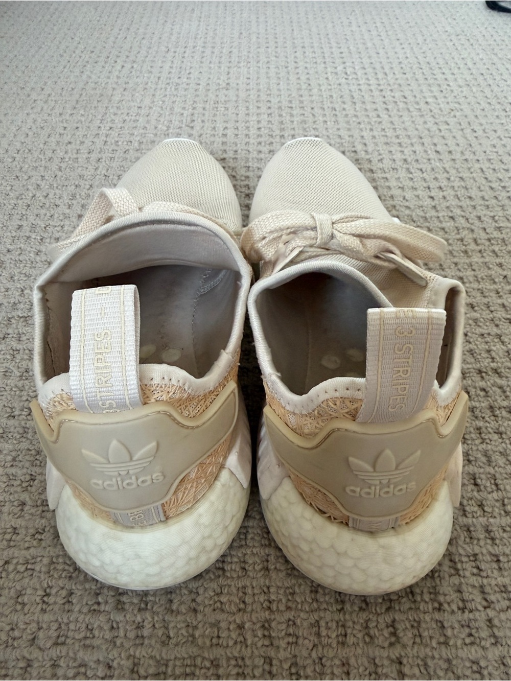 adidas NMD R1 Sneakers Beige | Men’s 9.5 Women’s 10.5 - Picture 3 of 5